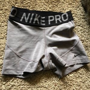 Nike pro athletic shorts